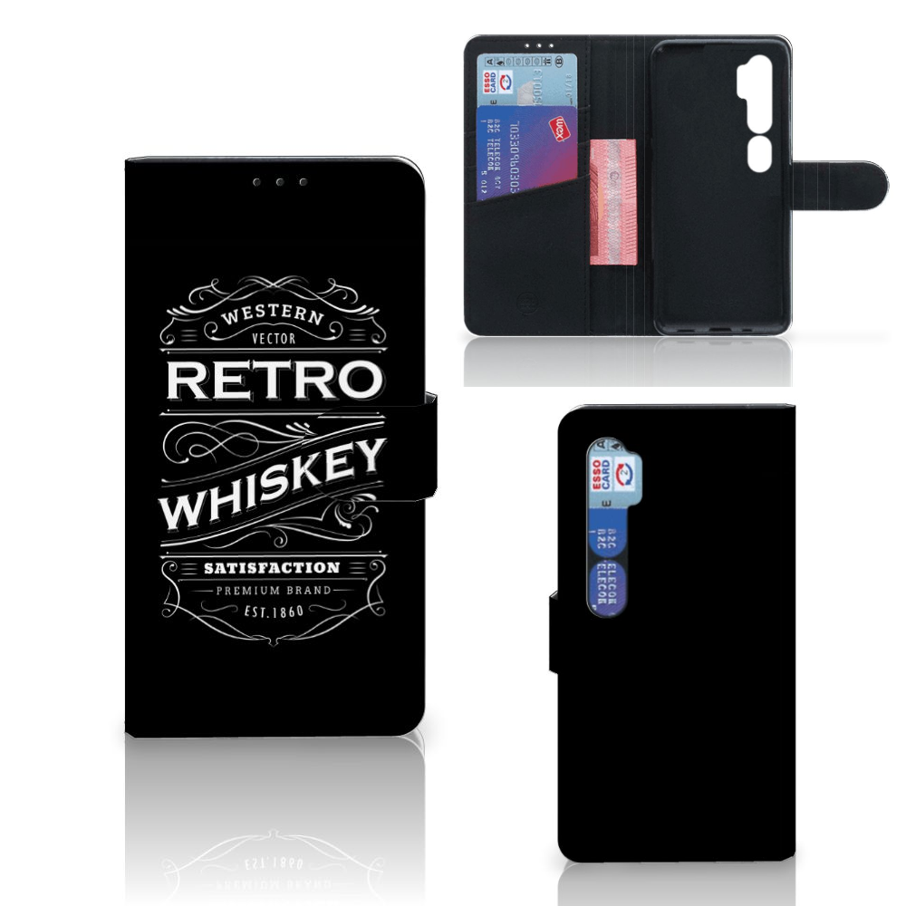Xiaomi Mi Note 10 Pro Book Cover Whiskey