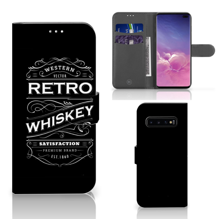 Samsung Galaxy S10 Plus Book Cover Whiskey