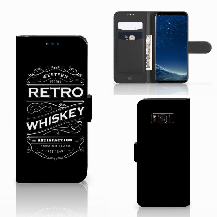 Samsung Galaxy S8 Book Cover Whiskey
