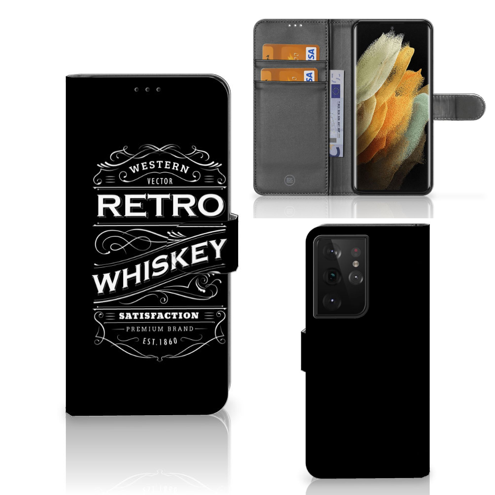 Samsung Galaxy S21 Ultra Book Cover Whiskey