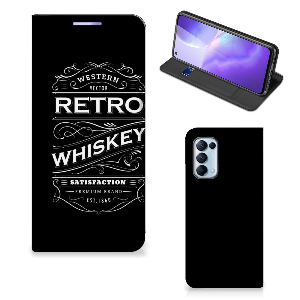 OPPO Find X3 Lite Flip Style Cover Whiskey
