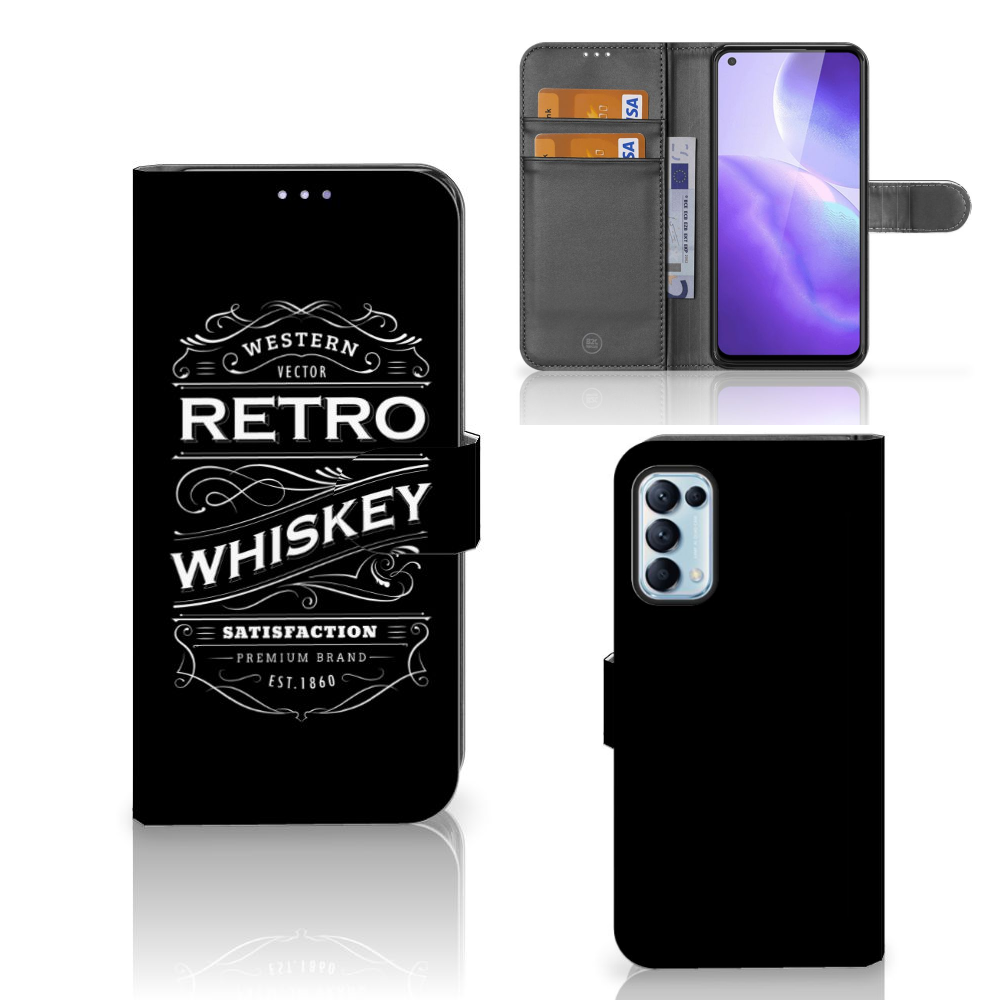 OPPO Find X3 Lite Book Cover Whiskey