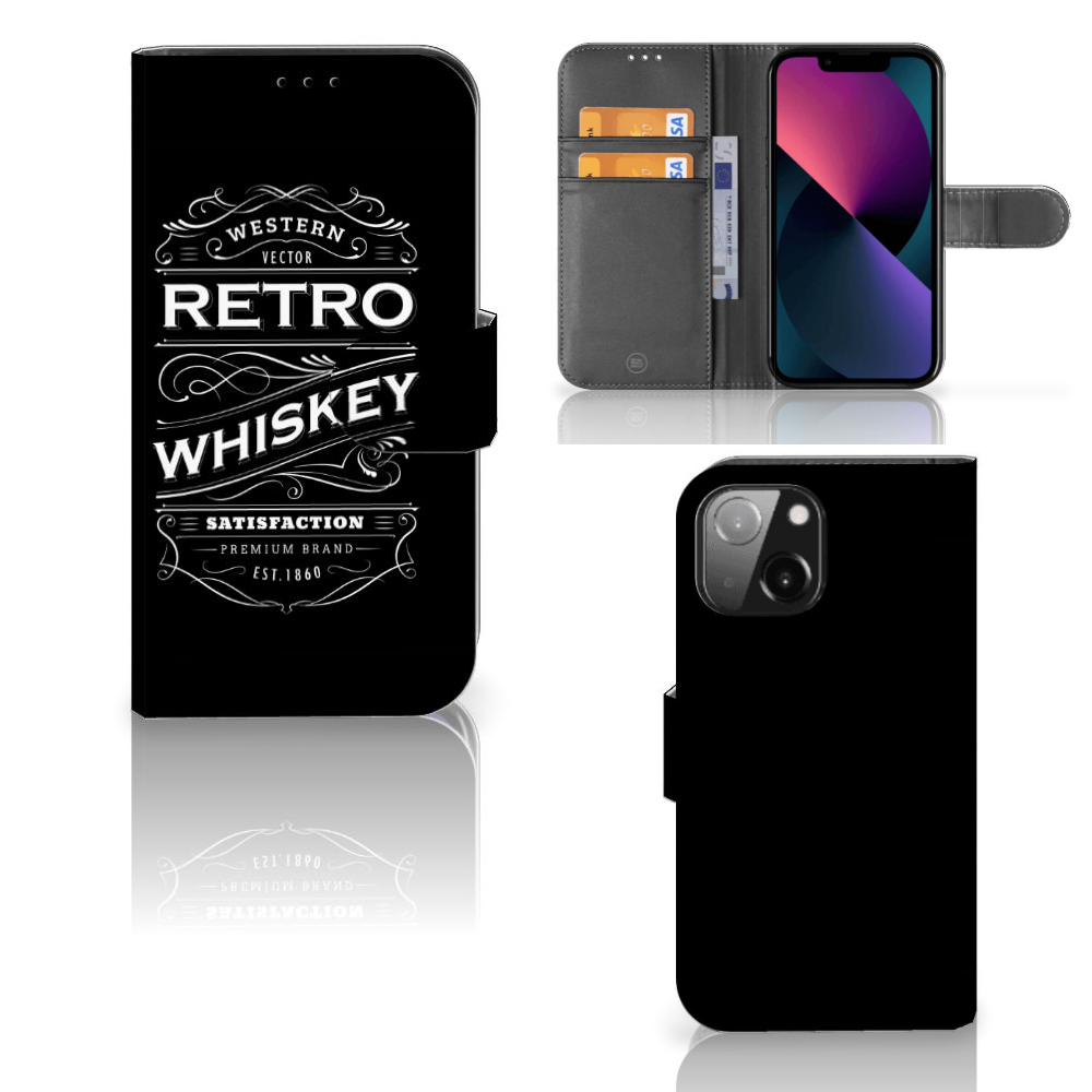 iPhone 13 Mini Book Cover Whiskey