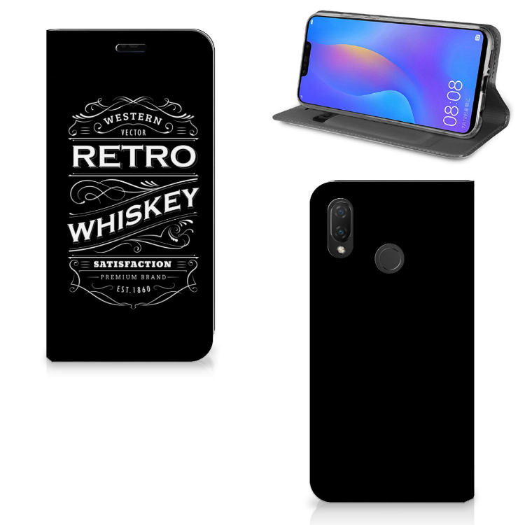 Huawei P Smart Plus Flip Style Cover Whiskey