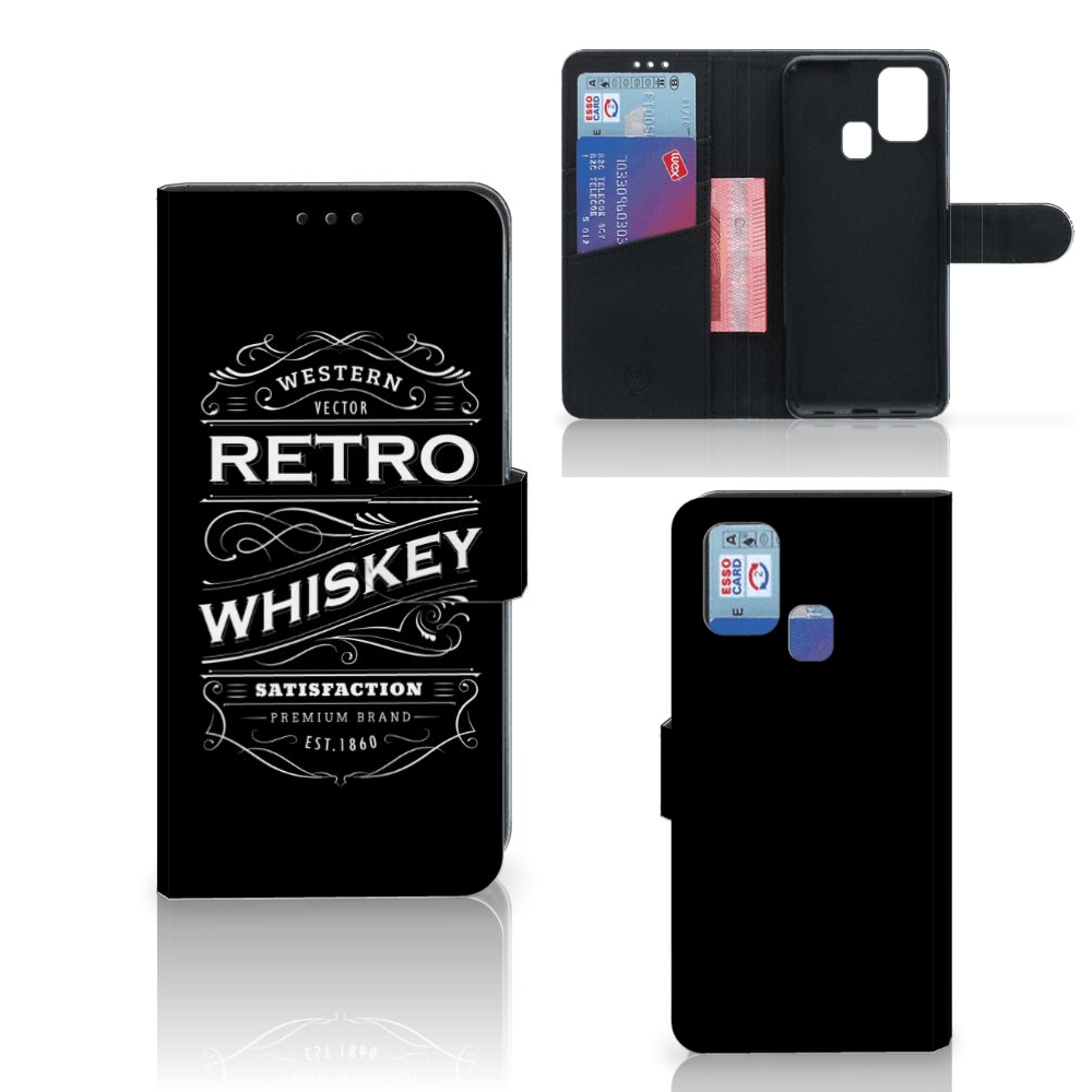 Samsung Galaxy M31 Book Cover Whiskey