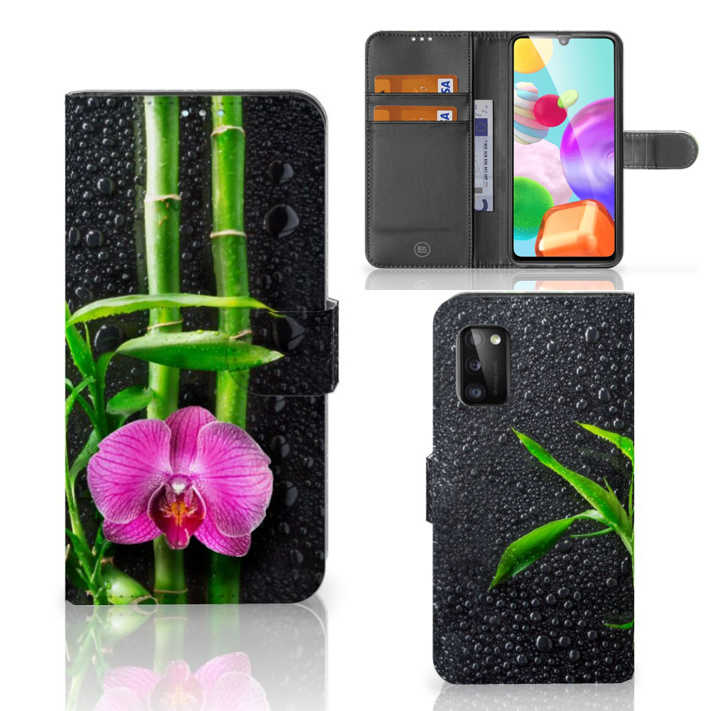 Samsung Galaxy A41 Hoesje Orchidee 
