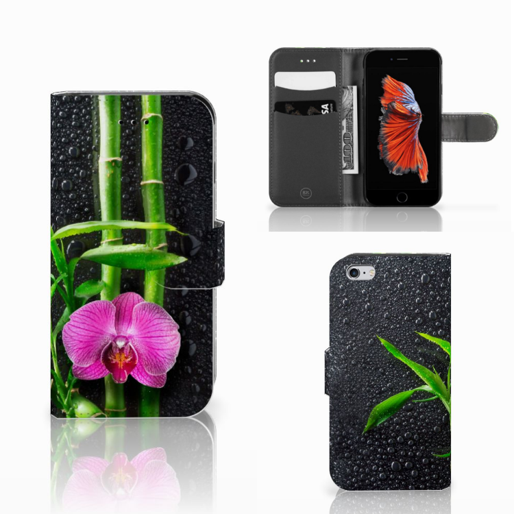Iphone 6 | 6s Uniek Ontworpen Design Hoesje Orchidee