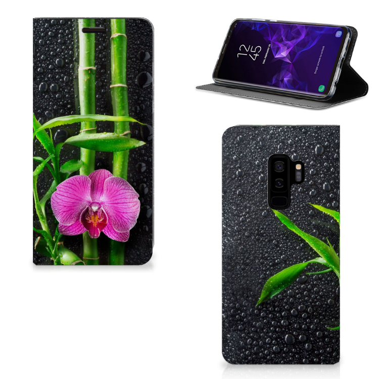 Samsung Galaxy S9 Plus Standcase Hoesje Design Orchidee