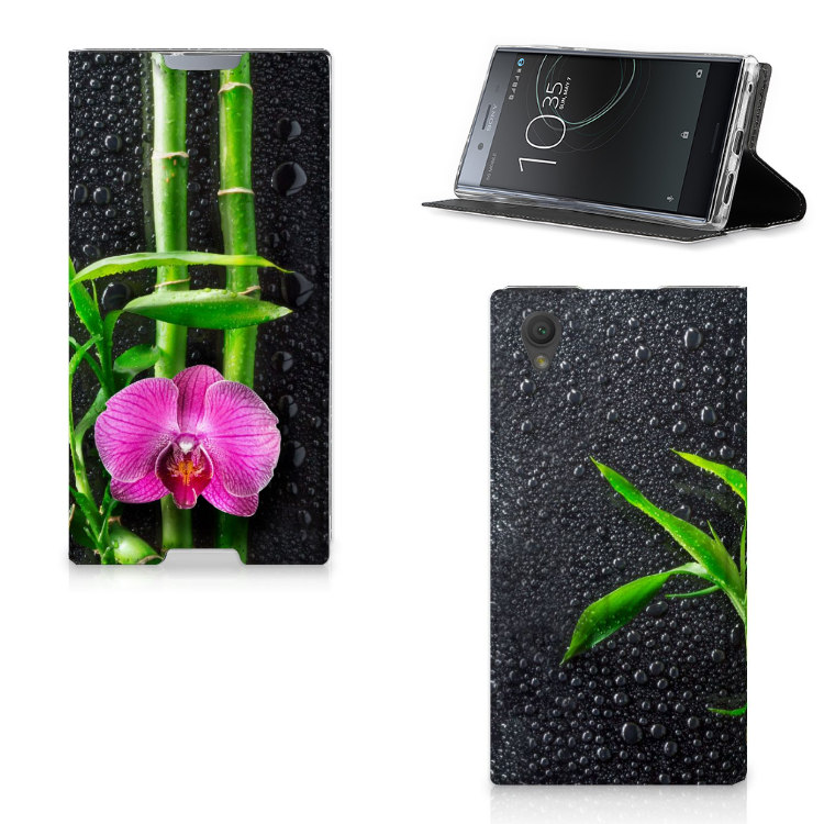 Sony Xperia L1 Standcase Hoesje Design Orchidee