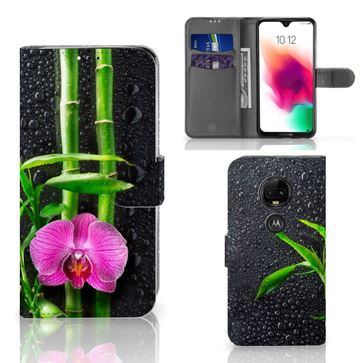 Motorola Moto G7 | G7 Plus Boekhoesje Design Orchidee
