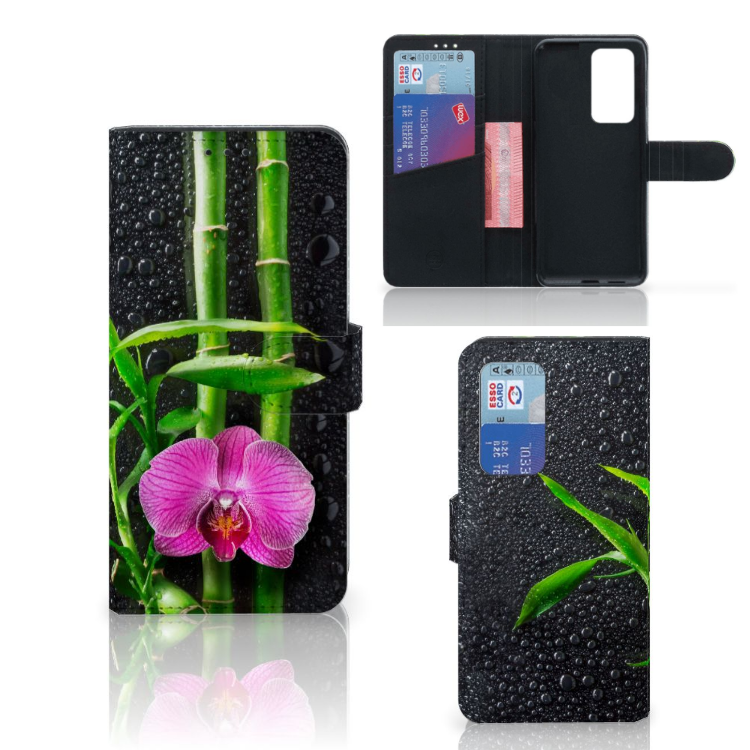 Huawei P40 Pro Hoesje Orchidee 