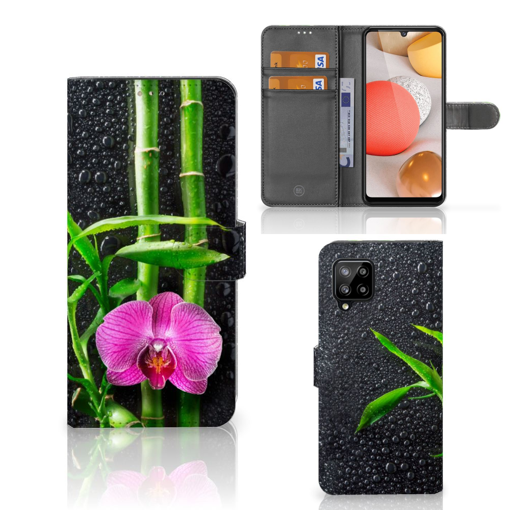 Samsung Galaxy A42 5G Hoesje Orchidee 