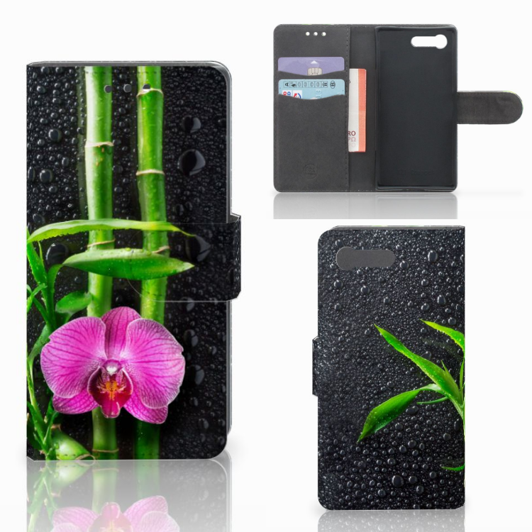 Sony Xperia X Compact Hoesje Orchidee 