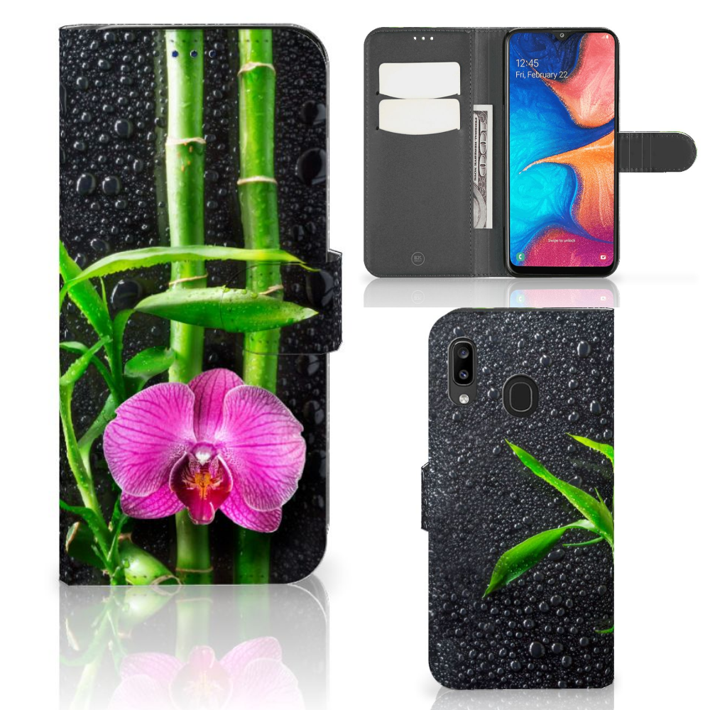 Samsung Galaxy A30 Hoesje Orchidee 