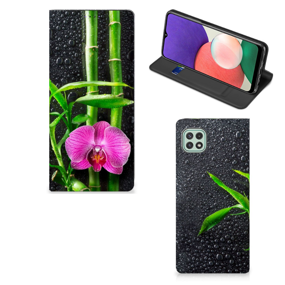 Samsung Galaxy A22 5G Smart Cover Orchidee 