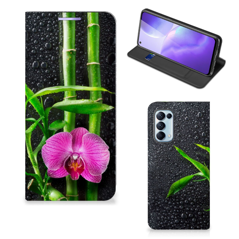 OPPO Find X3 Lite Smart Cover Orchidee 