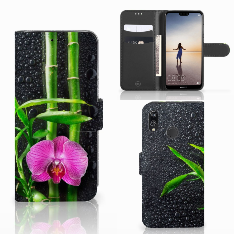 Huawei P20 Lite Hoesje Orchidee 