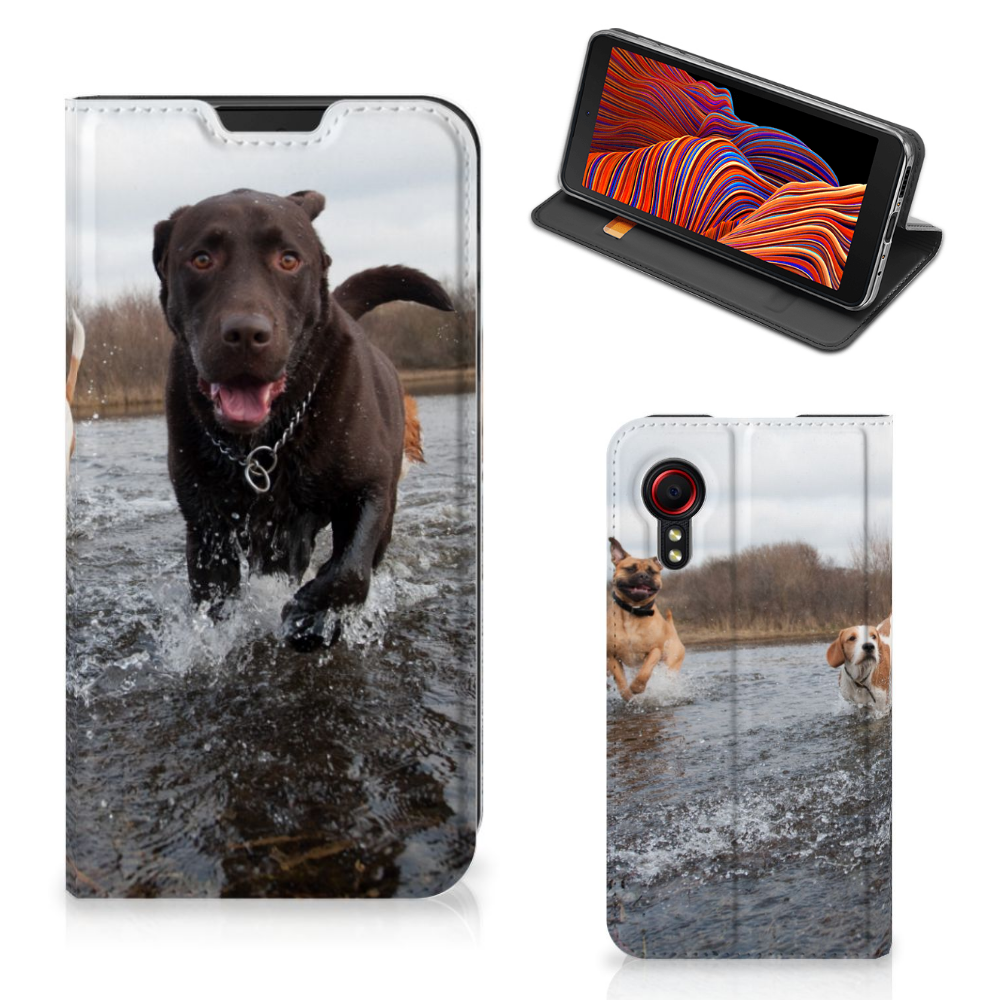 Samsung Galaxy Xcover 5 Hoesje maken Honden Labrador