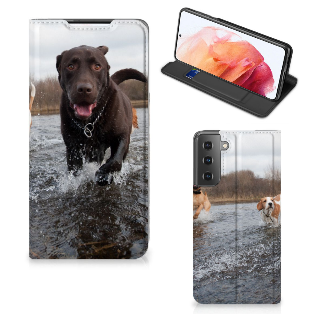 Samsung Galaxy S21 Hoesje maken Honden Labrador
