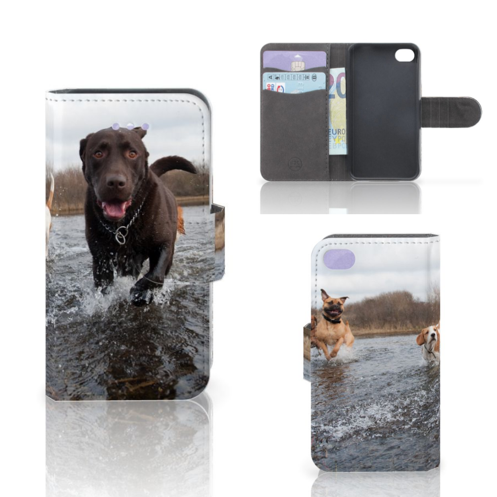 Apple iPhone 4 | 4S Telefoonhoesje met Pasjes Honden Labrador