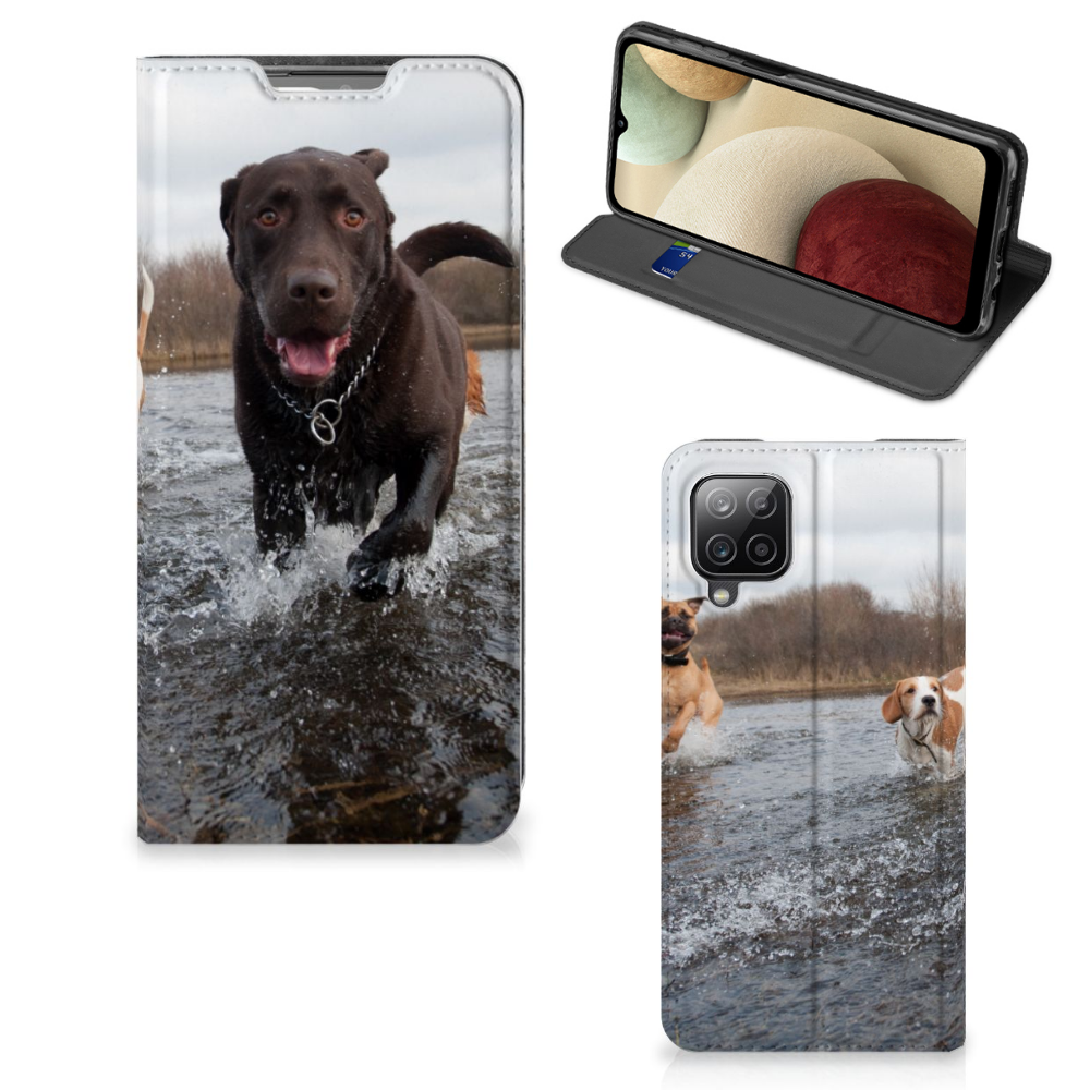 Samsung Galaxy A12 Hoesje maken Honden Labrador