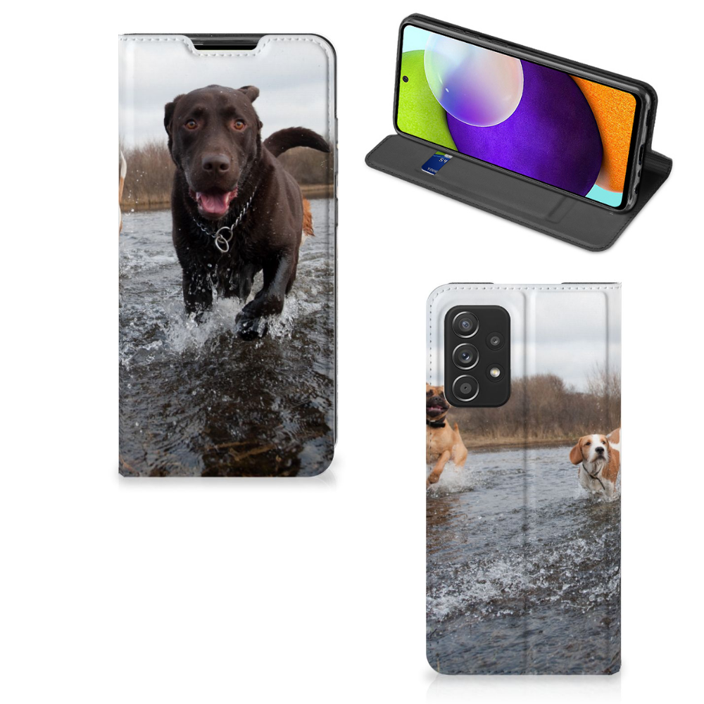 Samsung Galaxy A52 Hoesje maken Honden Labrador