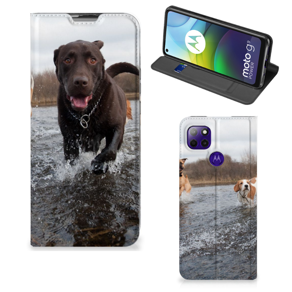 Motorola Moto G9 Power Hoesje maken Honden Labrador