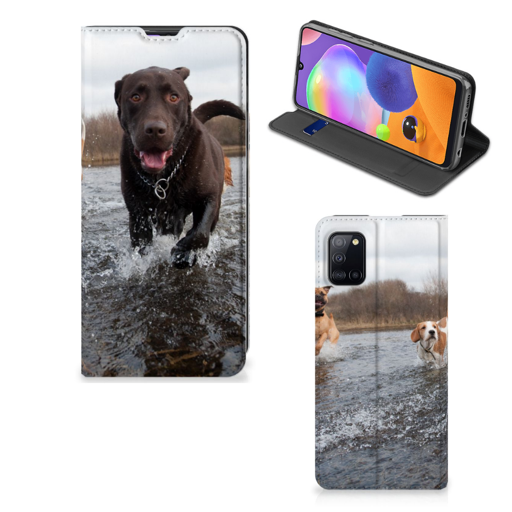 Samsung Galaxy A31 Hoesje maken Honden Labrador