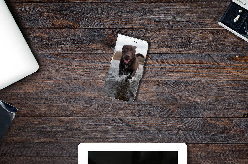 Samsung Galaxy A5 2017 Telefoonhoesje met Pasjes Honden Labrador