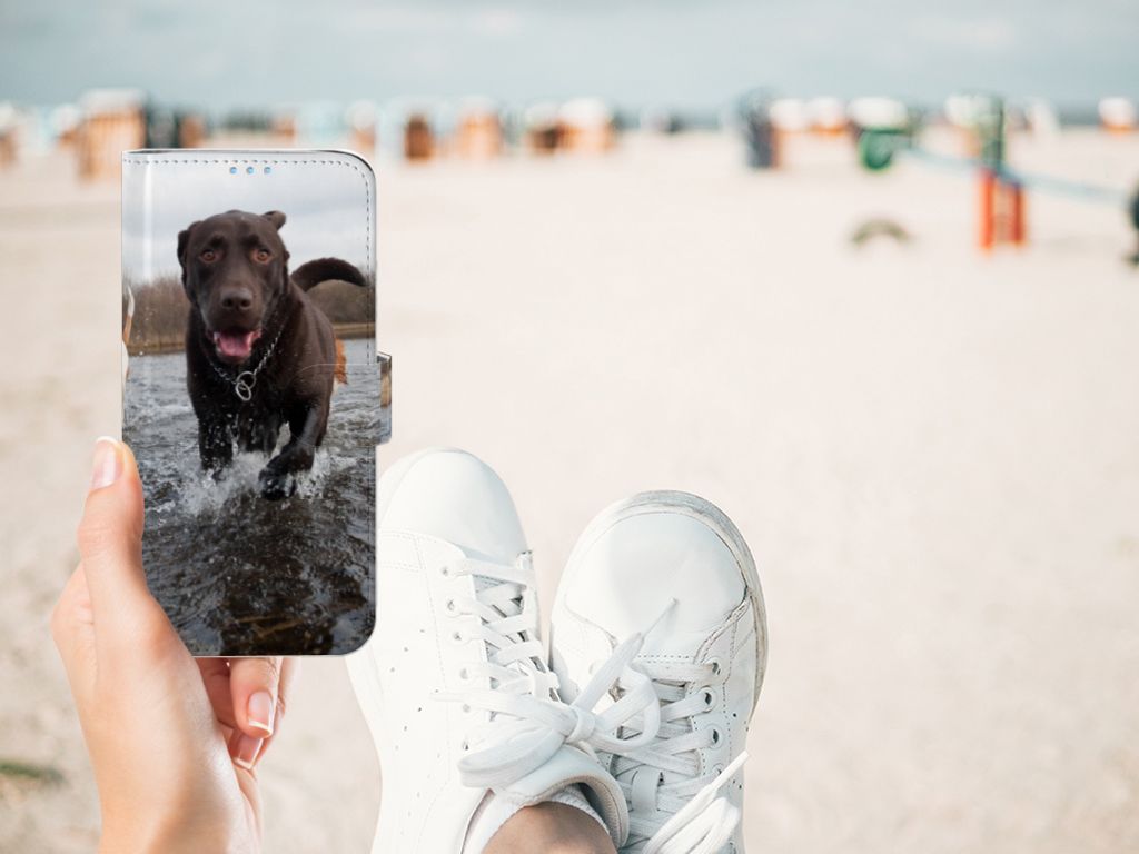 Huawei P40 Lite Telefoonhoesje met Pasjes Honden Labrador