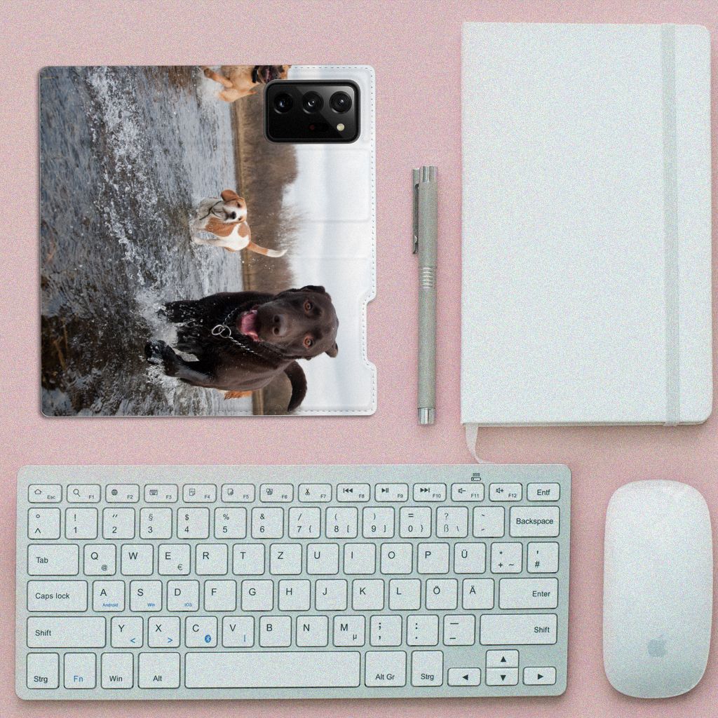 Samsung Galaxy Note 20 Ultra Hoesje maken Honden Labrador