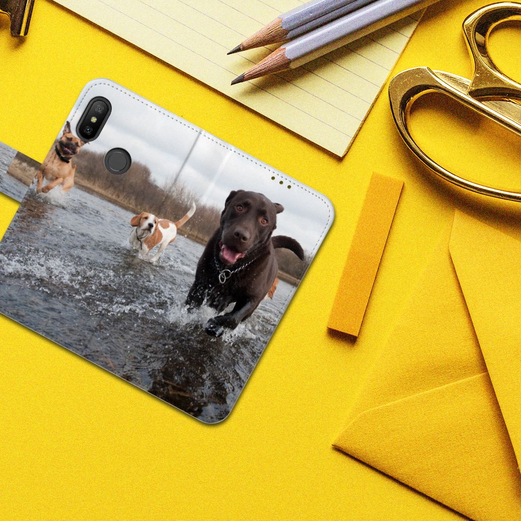 Xiaomi Mi A2 Lite Telefoonhoesje met Pasjes Honden Labrador