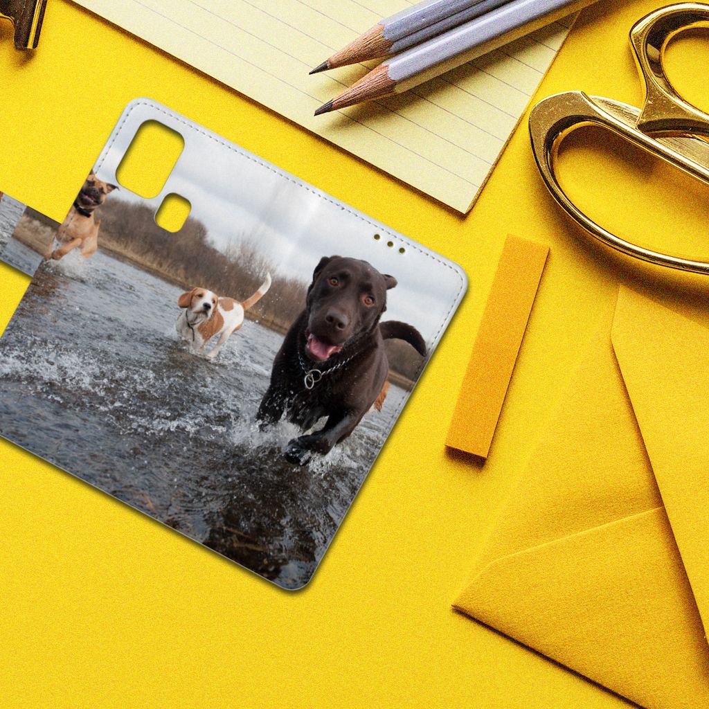 Samsung Galaxy M31 Telefoonhoesje met Pasjes Honden Labrador