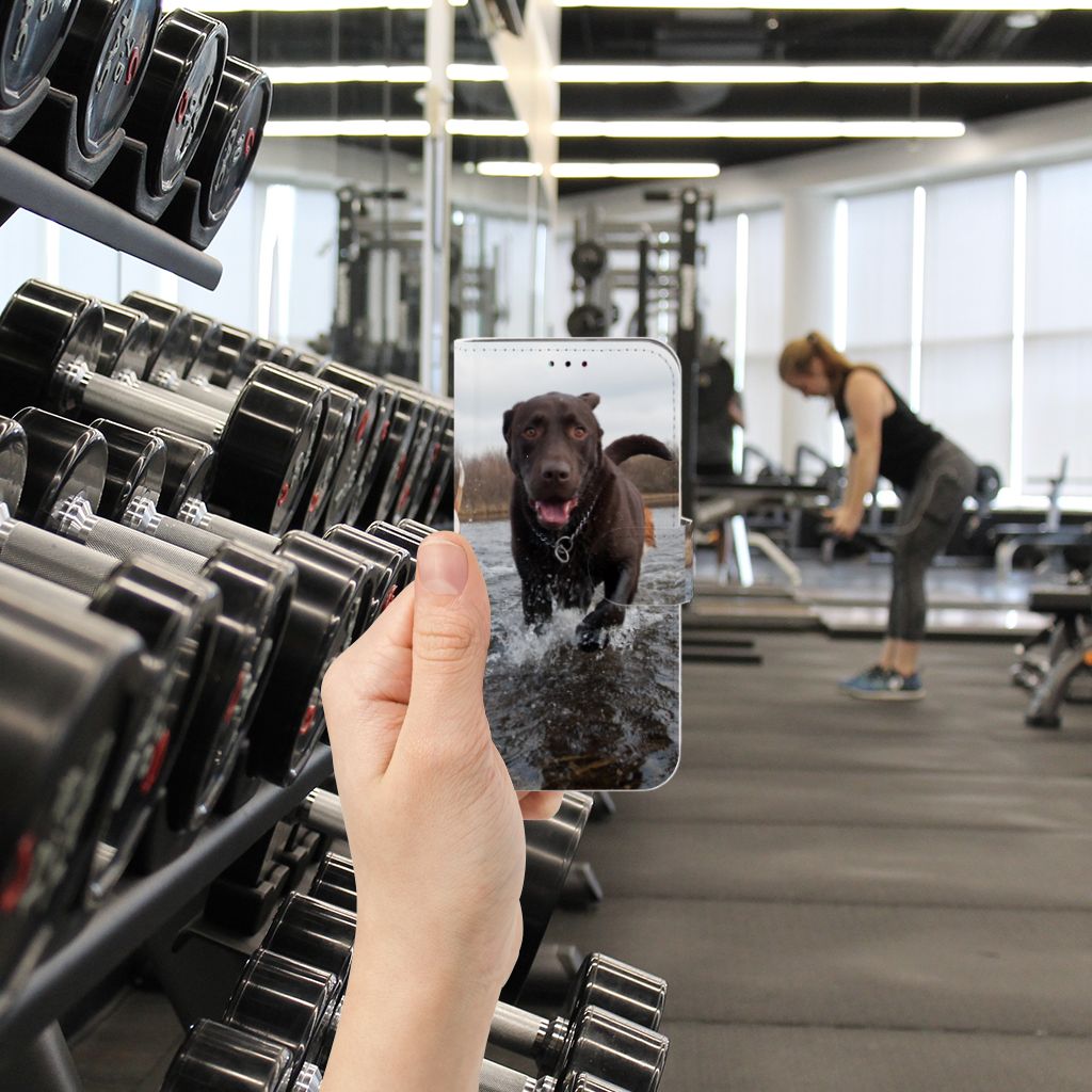 Samsung Galaxy A40 Telefoonhoesje met Pasjes Honden Labrador