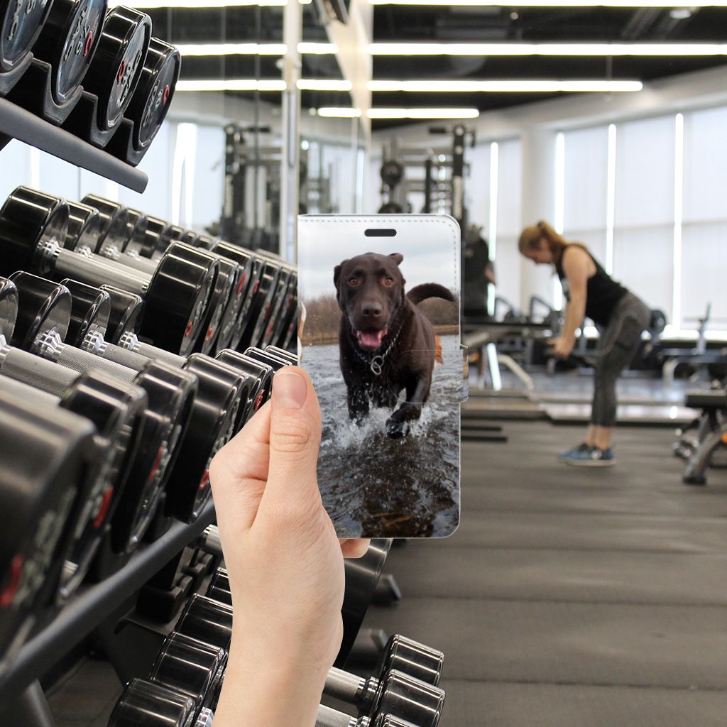 Samsung Galaxy S8 Plus Telefoonhoesje met Pasjes Honden Labrador