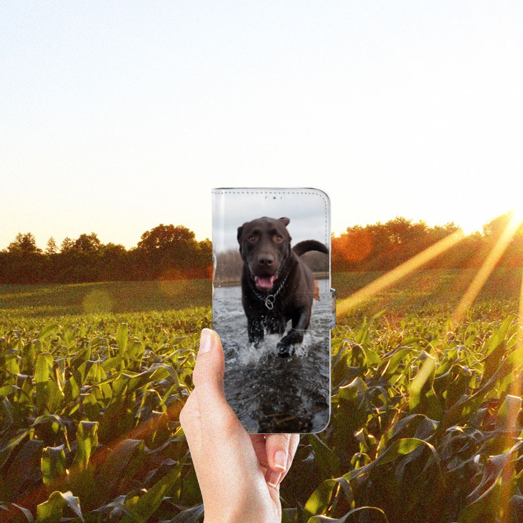 Samsung Galaxy A71 Telefoonhoesje met Pasjes Honden Labrador