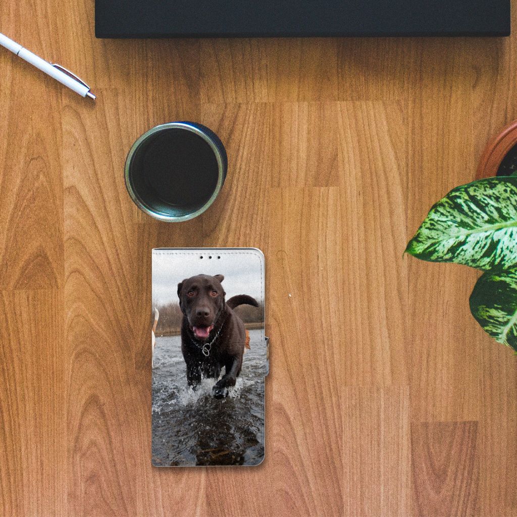 Xiaomi Mi Note 10 Pro Telefoonhoesje met Pasjes Honden Labrador