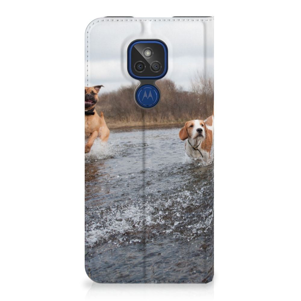 Motorola Moto G9 Play Hoesje maken Honden Labrador