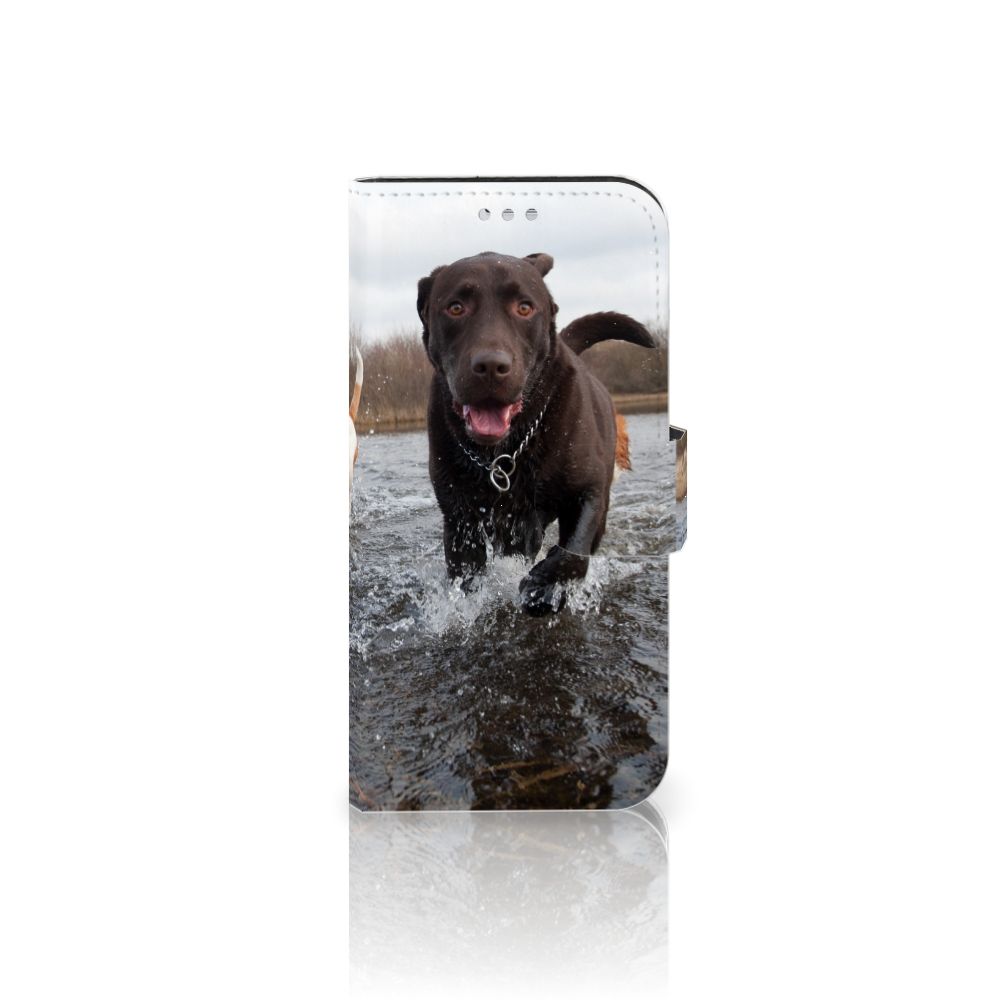 Samsung Galaxy S7 Telefoonhoesje met Pasjes Honden Labrador