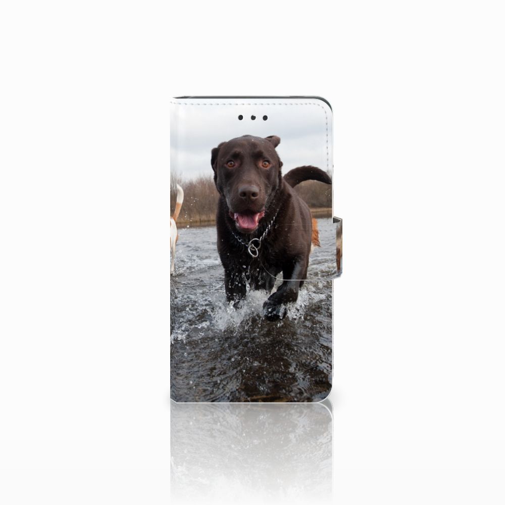 Nokia 7 Telefoonhoesje met Pasjes Honden Labrador