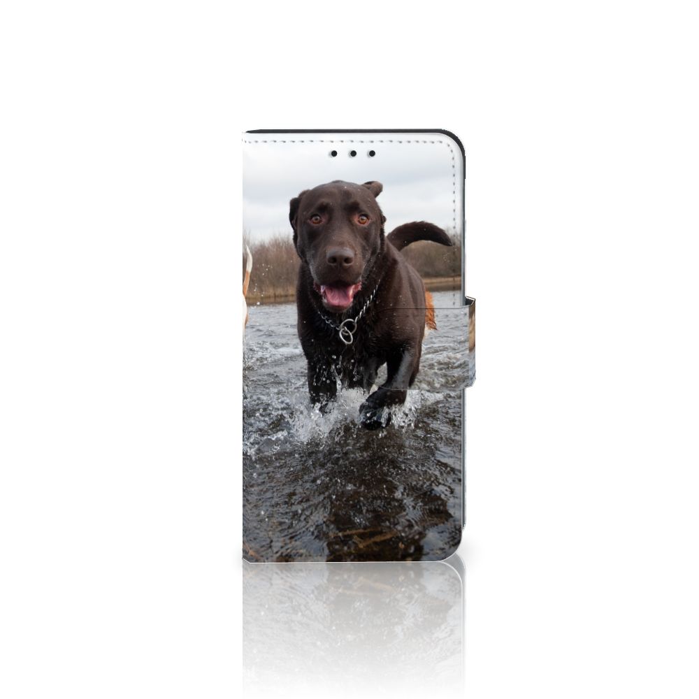 Samsung Galaxy A3 2017 Telefoonhoesje met Pasjes Honden Labrador