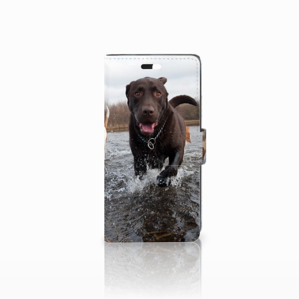 Huawei Y635 Telefoonhoesje met Pasjes Honden Labrador