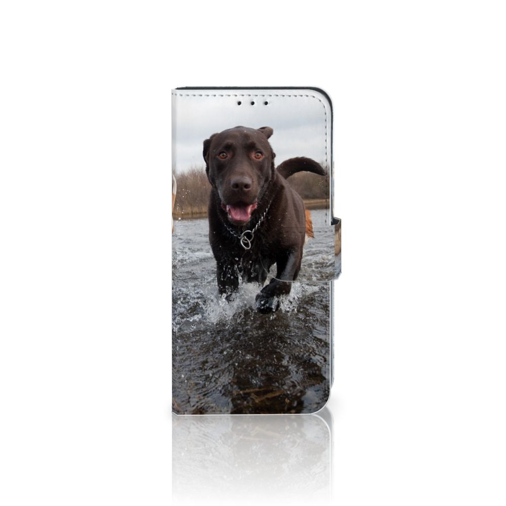 Samsung Galaxy M10 Telefoonhoesje met Pasjes Honden Labrador