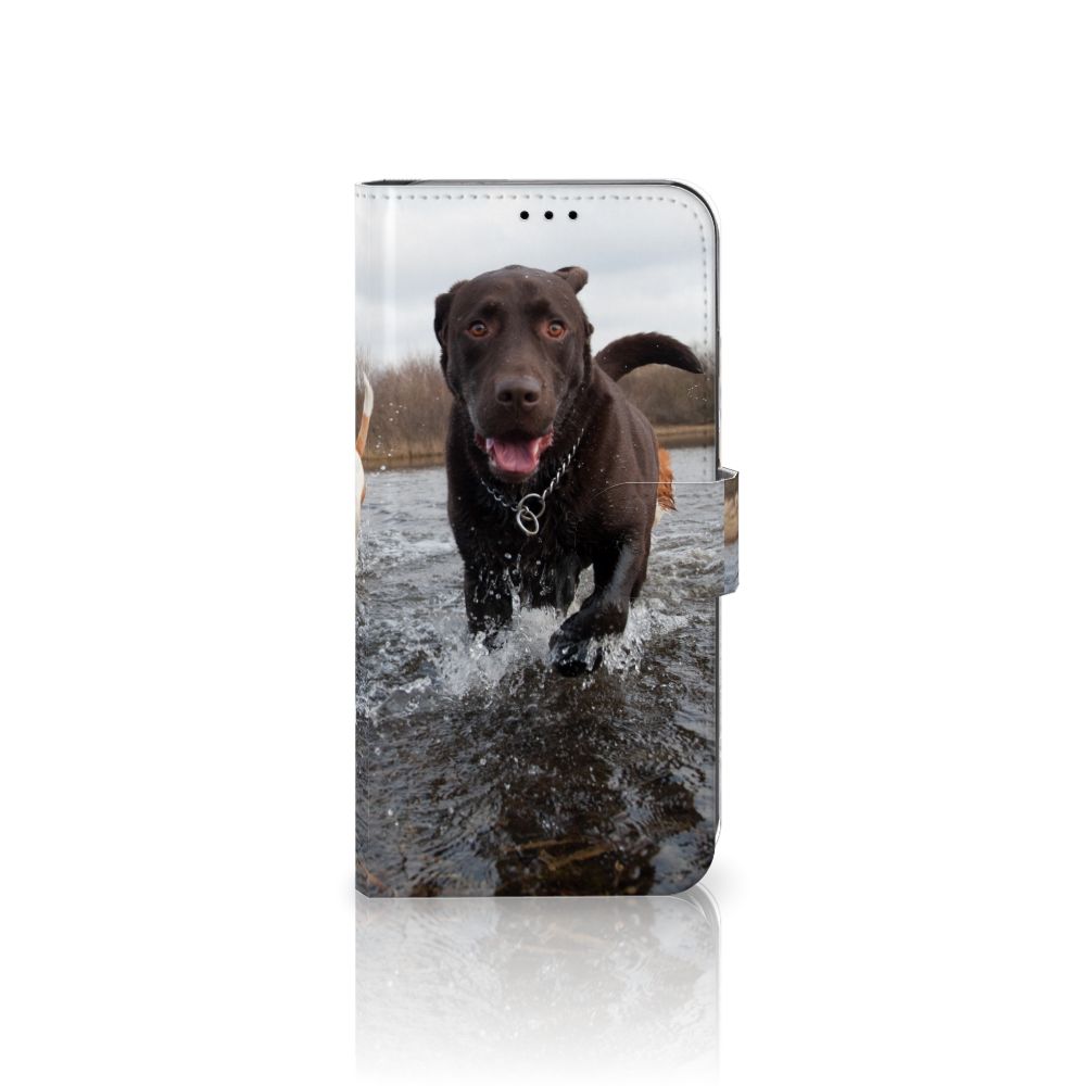 Apple iPhone Xs Max Telefoonhoesje met Pasjes Honden Labrador