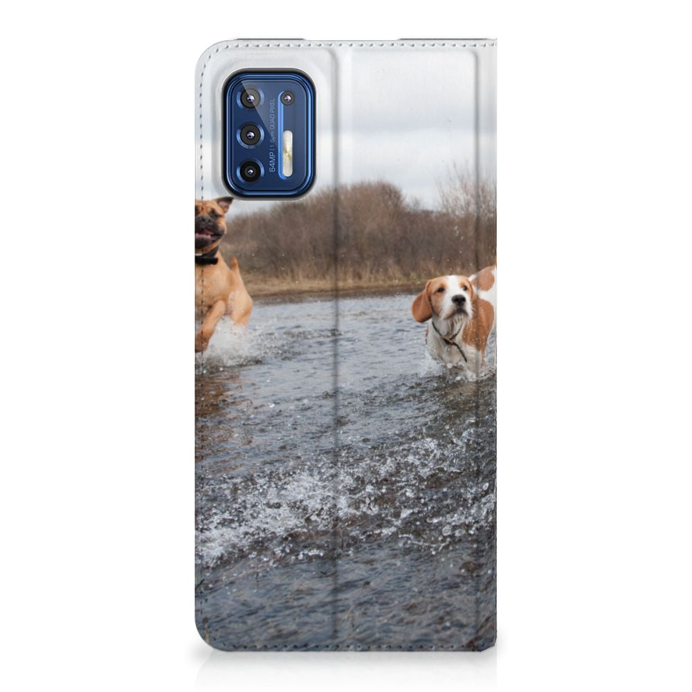 Motorola Moto G9 Plus Hoesje maken Honden Labrador