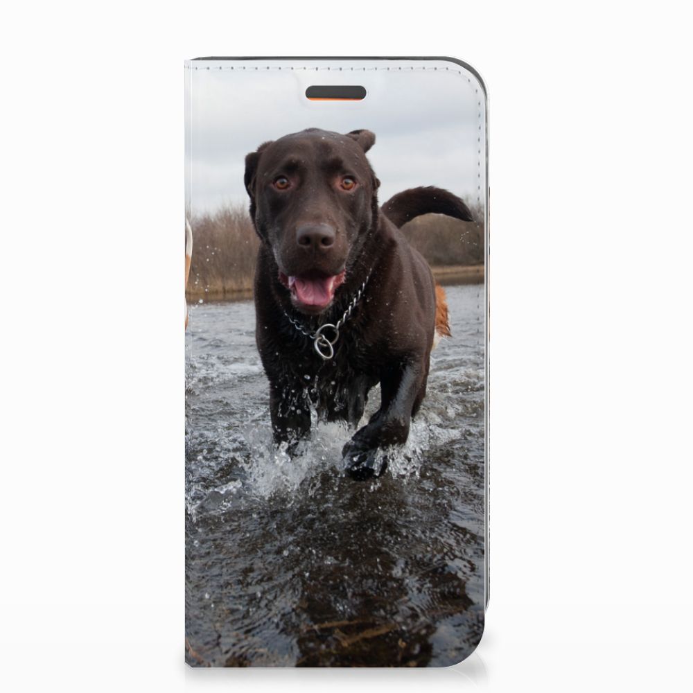Motorola Moto E5 Play Hoesje maken Honden Labrador