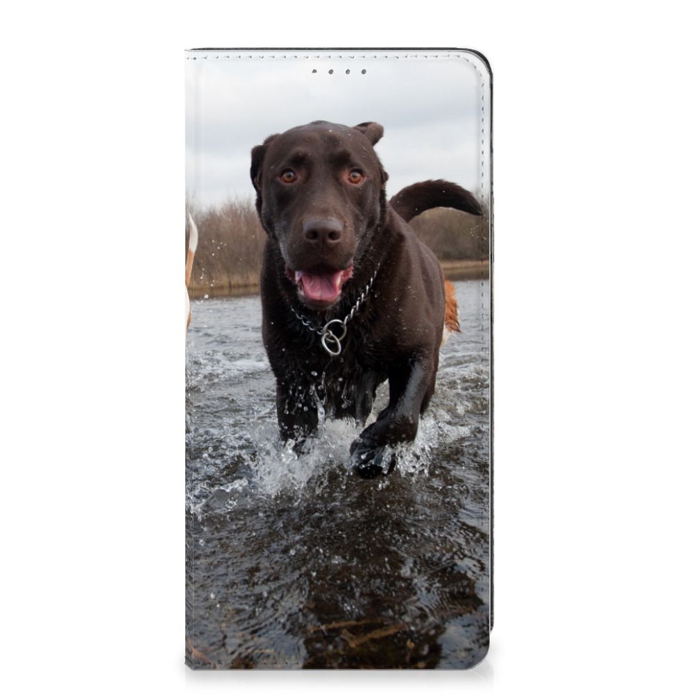 Samsung Galaxy A12 Hoesje maken Honden Labrador