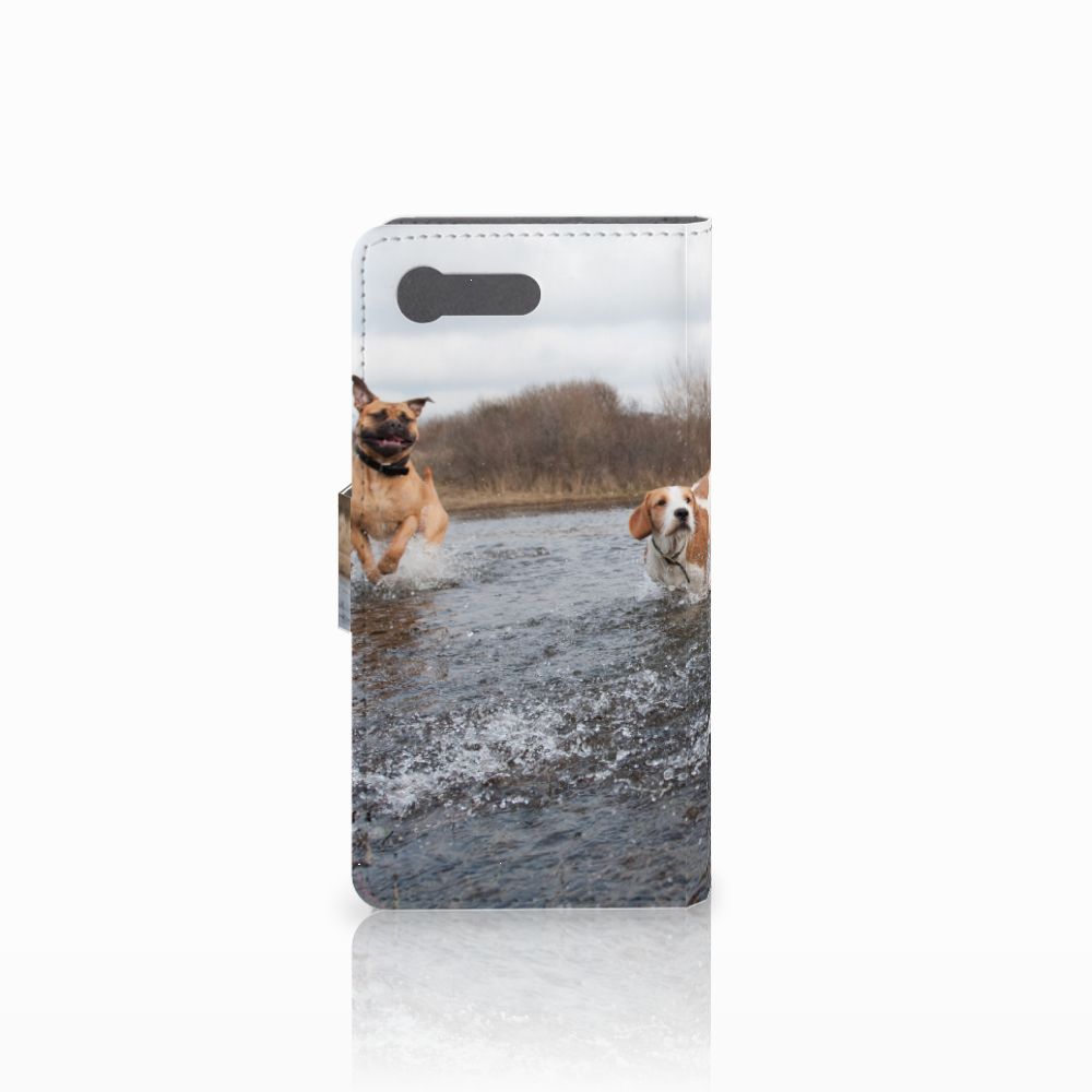 Sony Xperia X Compact Telefoonhoesje met Pasjes Honden Labrador