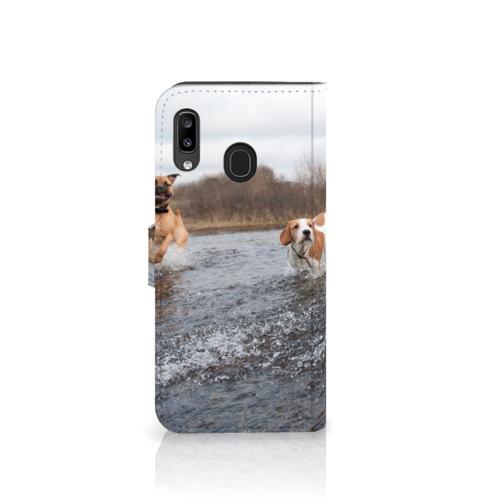 Samsung Galaxy A30 Telefoonhoesje met Pasjes Honden Labrador