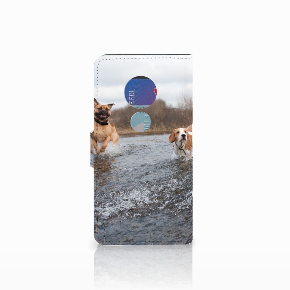 Motorola Moto G7 Play Telefoonhoesje met Pasjes Honden Labrador